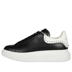 Alexander McQueen Oversized Sneaker 'Black Studs' 628017WHTQQ1071 #