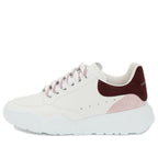 (WMNS) Alexander McQueen Court Trainer 'White Pink Burgundy' 633915WHZ9B9634 #