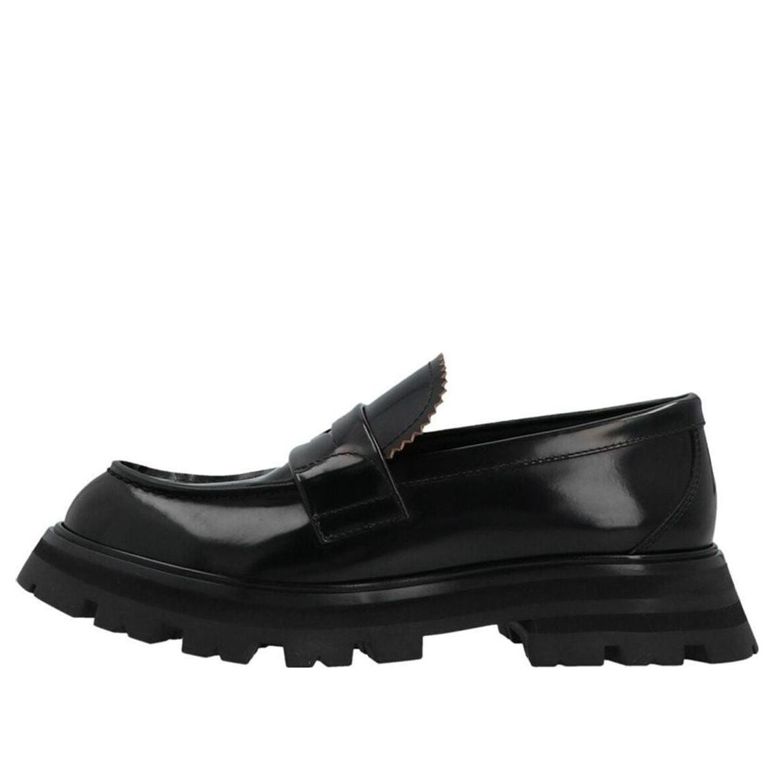 (WMNS) Alexander McQueen Wander Loafer 'Black' 666328WHZ801000 #