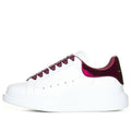 (WMNS) Alexander McQueen Oversized Sneakers 'White Burgundy' 718232WIE828847 #