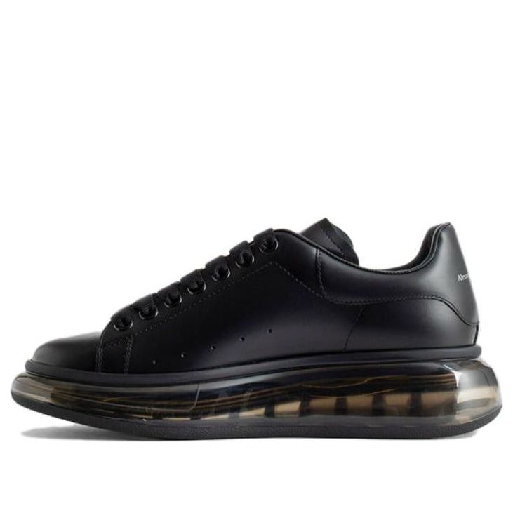 Alexander McQueen Oversized Sneaker 'Black Shiny Sole' 604232WHX981000 #