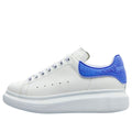 (WMNS) Alexander McQueen Oversized Shoes 'Cream White Electric Blue' 718157WICGK8870 #