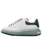 (WMNS) Alexander McQueen Transparent Sole Oversized Sneakers 'White Green' 666893WHXMA9995 #