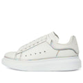 (WMNS) Alexander McQueen Oversized Sneakers 'White Silver' 708750WIBNV9989 #