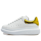 (WMNS) Alexander McQueen Oversized Sneaker 'White Yellow Metallic' 676702WICGG9429 #