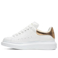 (WMNS) Alexander McQueen Oversized Sneaker 'White Light Gold' 553770WHFBU9075 #