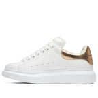 (WMNS) Alexander McQueen Oversized Sneaker 'White Light Gold' 553770WHFBU9075 #