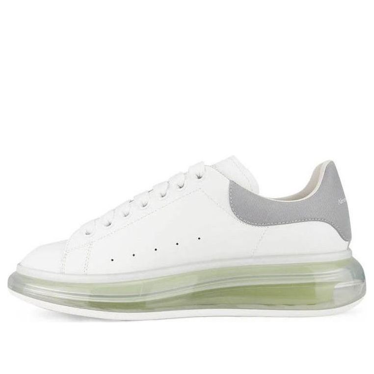Alexander McQueen Oversized Sneaker 'Transparent Sole - White Gunmetal' 662659WIA4T9058 #