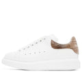 (WMNS) Alexander McQueen Oversized Sneaker 'White Burnt Pink Crocodile' 553770WICG69886 #