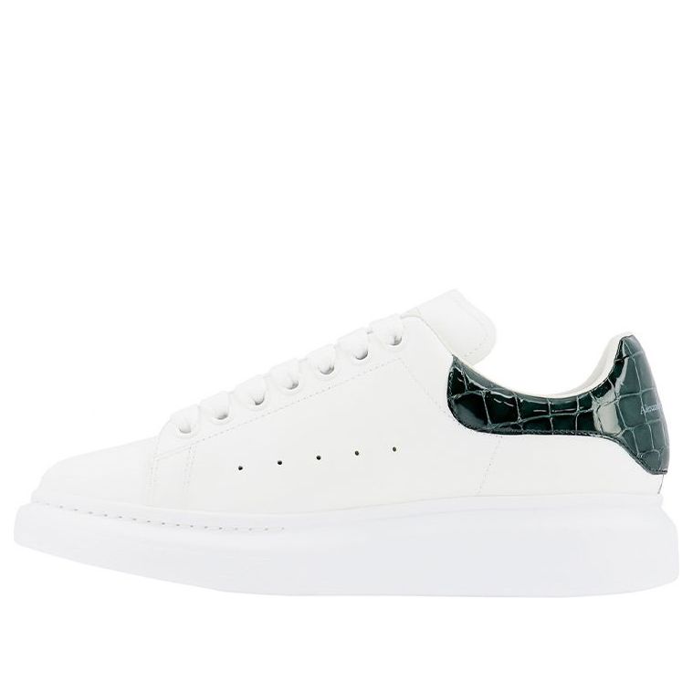 (WMNS) Alexander McQueen Oversized Sneaker 'White Green' 553770WHXMY9448 #