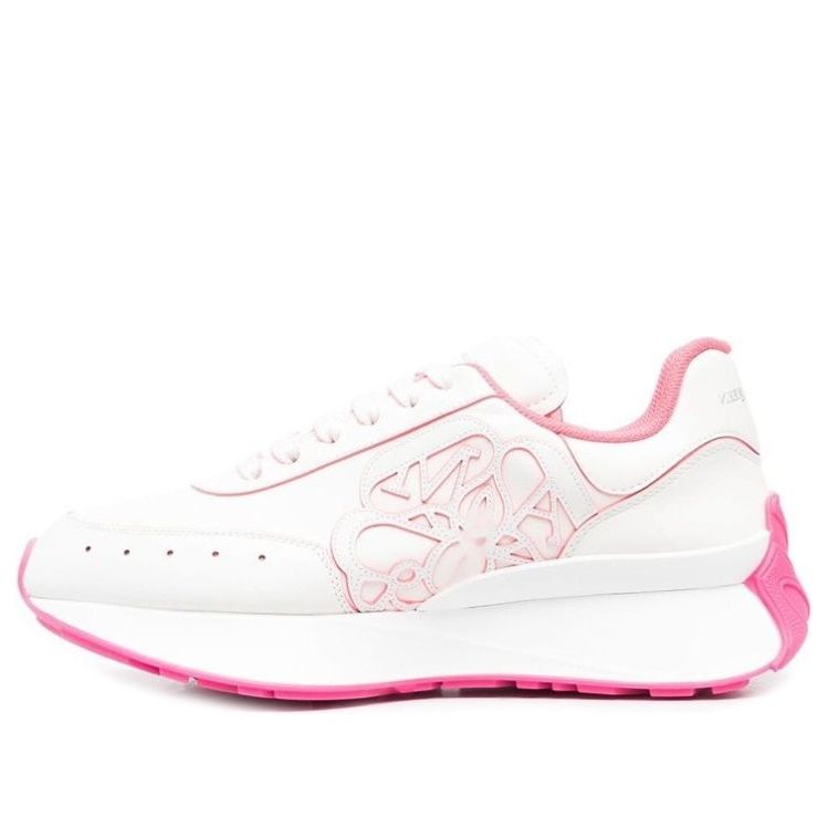 (WMNS) Alexander McQueen Sprint Runner 'White Bright Pink' 718361WIC9D8955 #