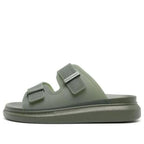 Alexander McQueen Hybrid Sandals 'Olive' 663563W4TM63211 #