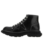 (WMNS) Alexander McQueen Tread Lace-Up Boots 'Black' 604253WHZ811090 #