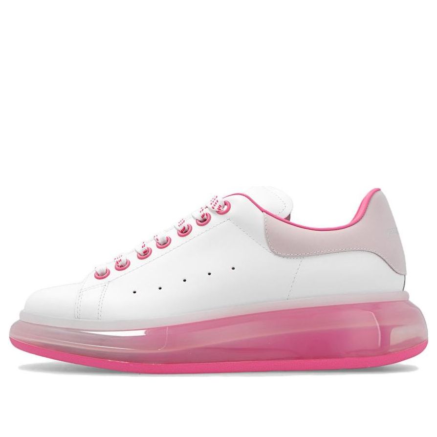 (WMNS) Alexander McQueen Larry Oversized Sneaker 'Clear Sole White Pink' 718255WICYD8884 #