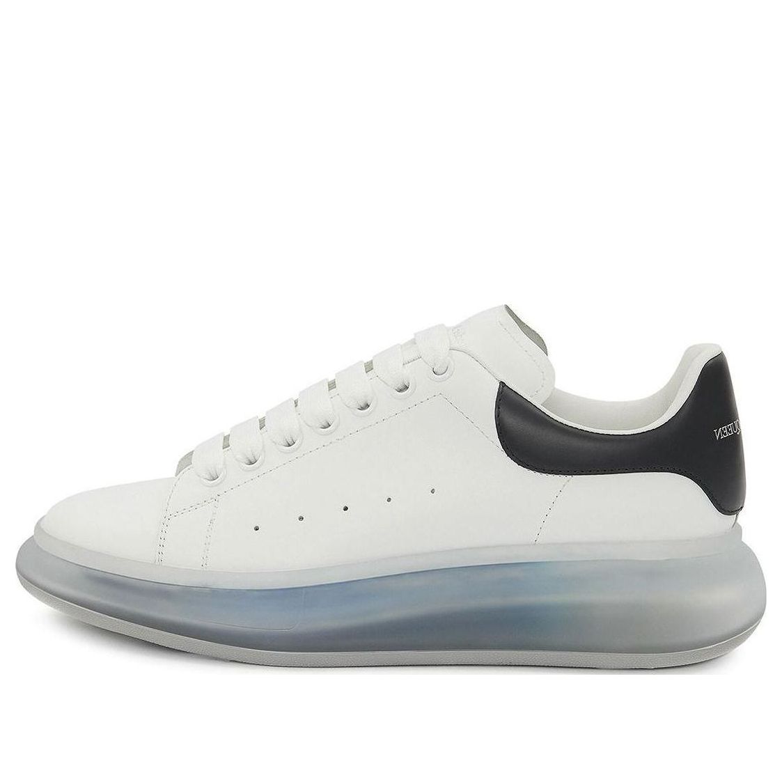 Alexander McQueen Oversized Sneakers 'Clear Sole White Navy Blue' 709817WICY19095 #
