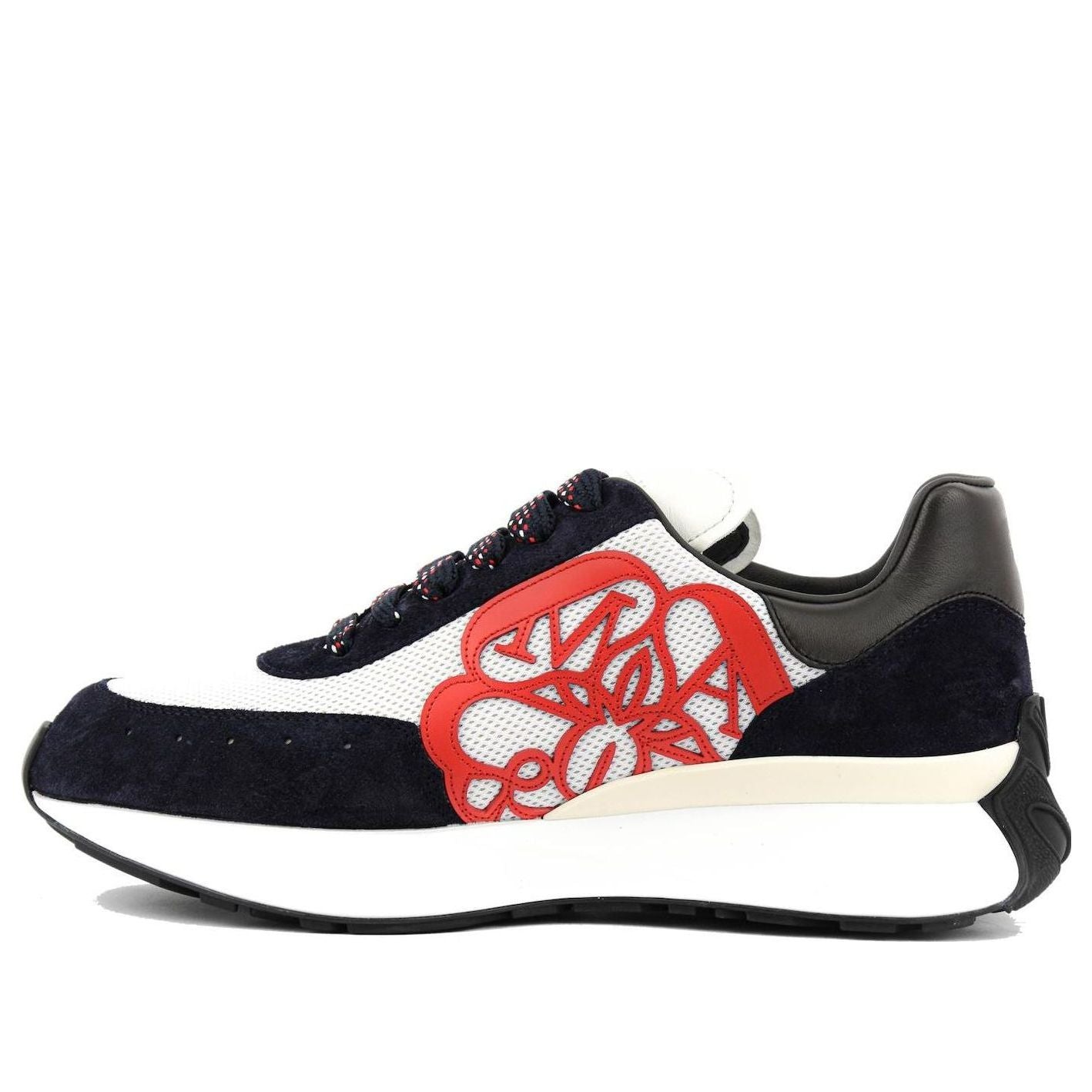 Alexander McQueen Sprint Runner 'Black White Red' 705074W4V618928 #
