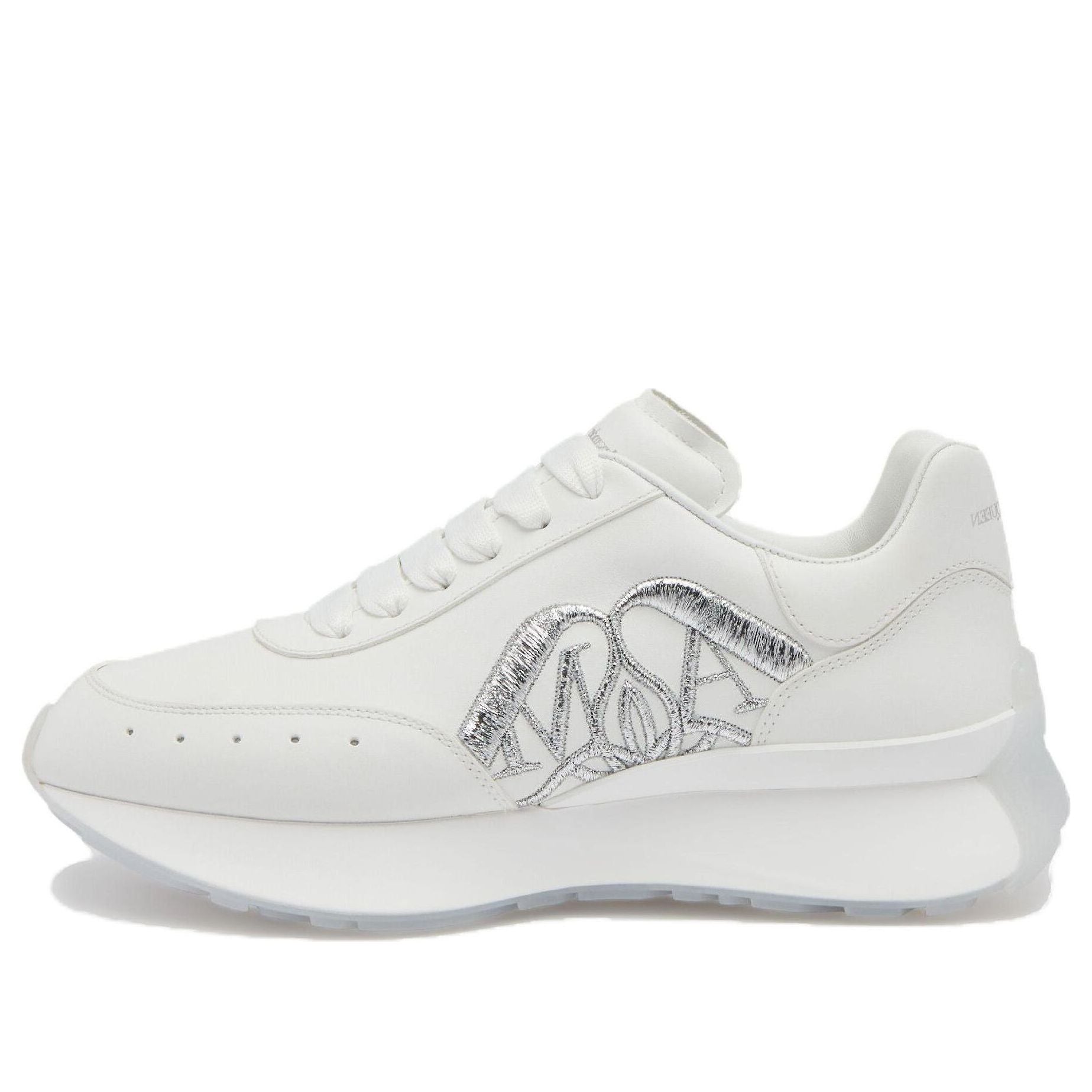 (WMNS) Alexander McQueen Sprint Runner 'White Silver' 781502WIDNH9071 #