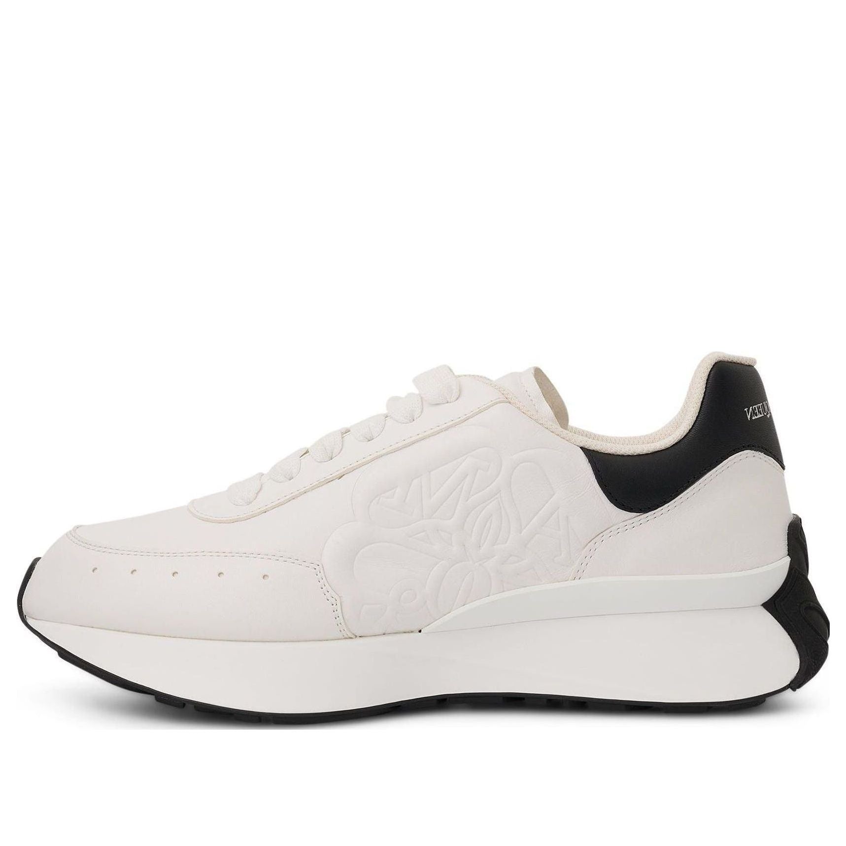 Alexander McQueen Sprint Runner 'Beige Black' 688548WIC939061  #