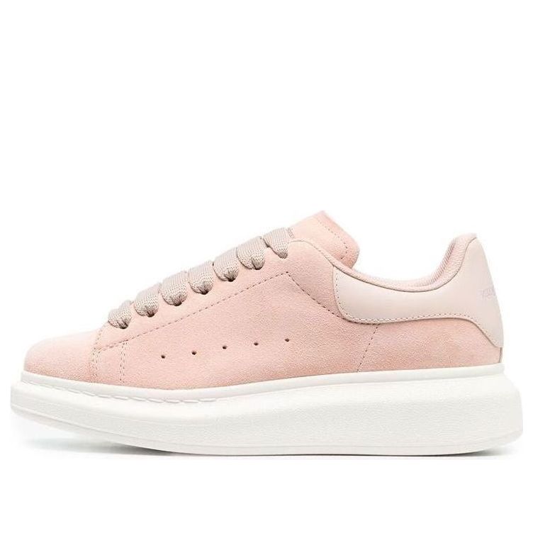 (WMNS) Alexander McQueen Suede Oversized Sneaker 'Pink' 650792WIA516837 #