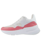 (WMNS) Alexander McQueen Oversized Runner in Nappa Calf Leather 'White Pink' 533710WHT999374 #