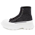 (WMNS) Alexander McQueen Tread Slick Boot 'Galaxy Black' 633900WHW571027 #