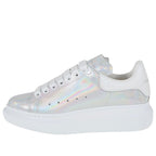(WMNS) Alexander McQueen Oversized Sneakers 'White Iridescent' 718139WICT19000 #