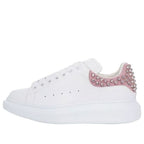 (WMNS) Alexander McQueen Sequin Oversize Shoes 'White Pink' 586393WHWKH9382 #