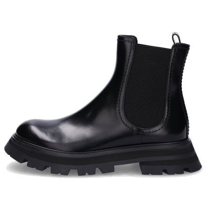 (WMNS) Alexander McQueen Wander Chelsea Boot 'Black' 757487WIDU11000 #