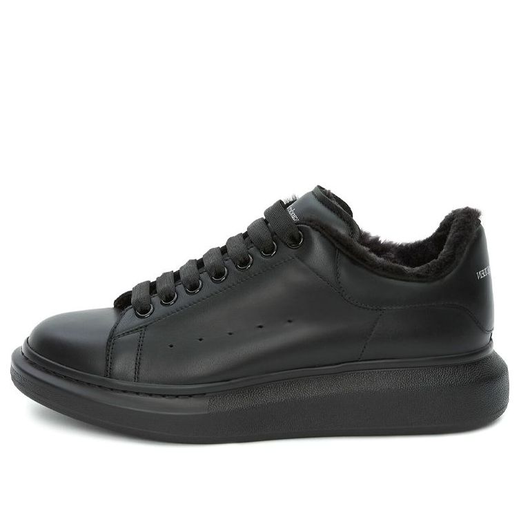 Alexander McQueen Oversized Sneaker 'Black Wool' 604228WHVJX1000 #