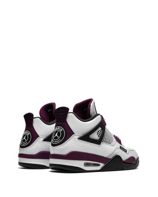 Air Jordan Retro 4-Style Sneakers – PSG Edition
