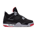 Air Jordan Retro 4-Style Sneakers – Bred Edition